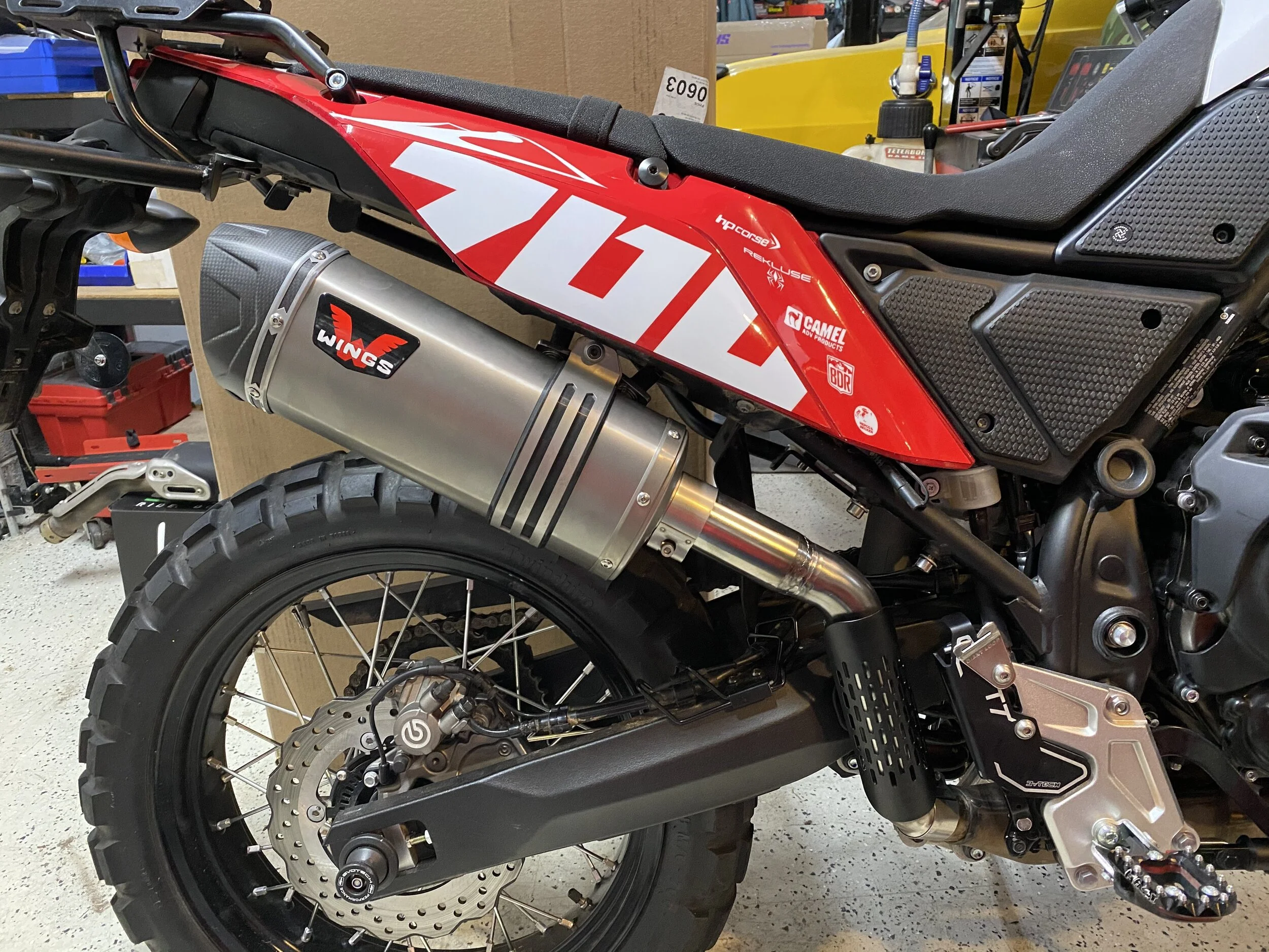 Yamaha T7 Tenere 700 Show your exhaust solutions Adventure Rider